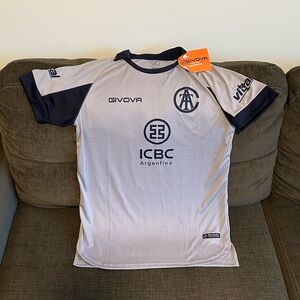 Givova Authentic Talleres de Cordoba Argentina Soccer Futbol Jersey Men’s Sz: M